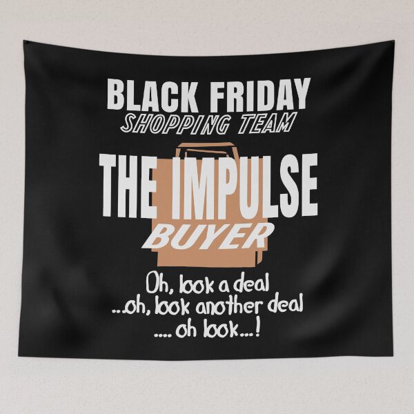 Item preview, Black friday shopping team designed and sold by Colorfulman.