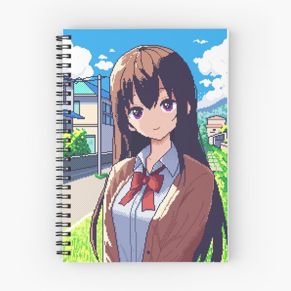 Aperçu de l'œuvre Temps calmes, pixel art anime créée et vendue par Retroperks.