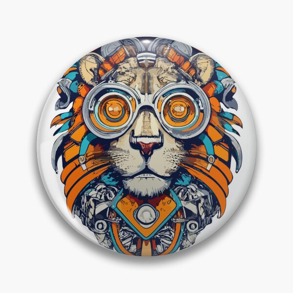 Item preview, Funny Robot  Lion designed and sold by ColorFlick.
