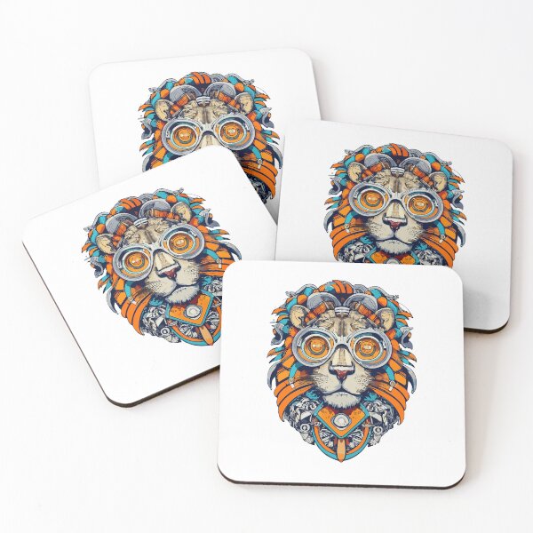Item preview, Funny Robot  Lion designed and sold by ColorFlick.