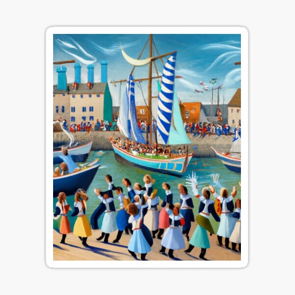 Item preview, Filets Bleus Festival designed and sold by ArtsDestination.