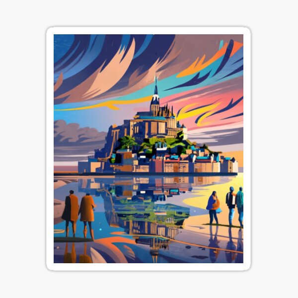 Item preview, Mont Saint-Michel tides designed and sold by ArtsDestination.