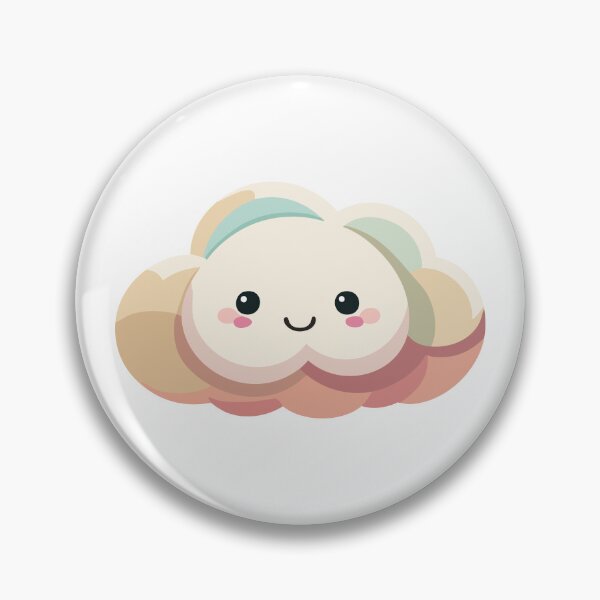 Item preview, Cute Kawaii Pastel Colored Happy Cloud designed and sold by florence-along.