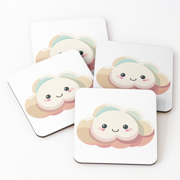 Item preview, Cute Kawaii Pastel Colored Happy Cloud designed and sold by florence-along.