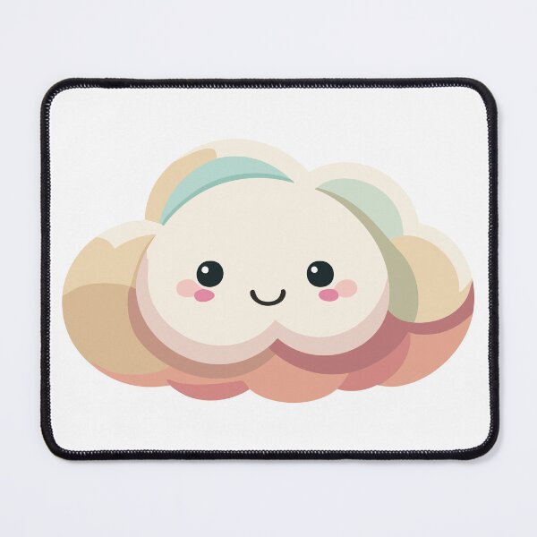 Item preview, Cute Kawaii Pastel Colored Happy Cloud designed and sold by florence-along.