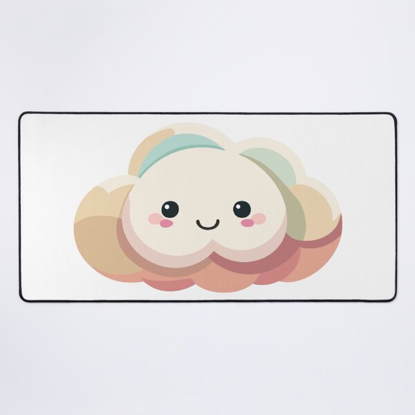 Item preview, Cute Kawaii Pastel Colored Happy Cloud designed and sold by florence-along.