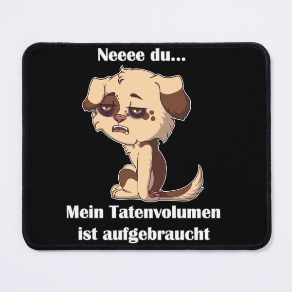 Artikelvorschau, Hund mit aufgebrauchtem Tatenvolumen entworfen und verkauft von EmerynArts.