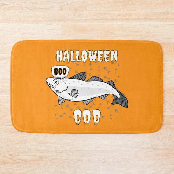 Item preview, Halloween Cod Funny Creepy Spooky Scary Ghost Fish for Fisherman designed and sold by theflandonian.
