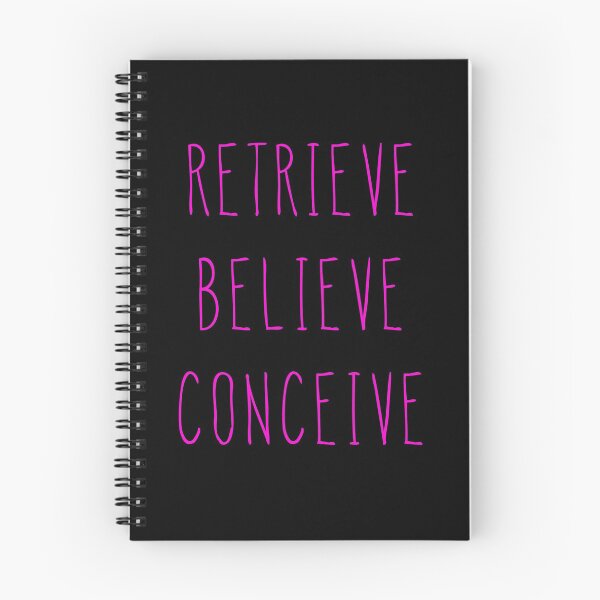 Item preview, RETREIVE BELIEVE CONCEIVE - Infertility & IVF Awareness Support Shirts PINK designed and sold by brizodesign.