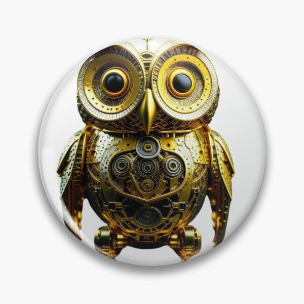 Item preview, Robot Owl Inspired designed and sold by Redlimeclothing.