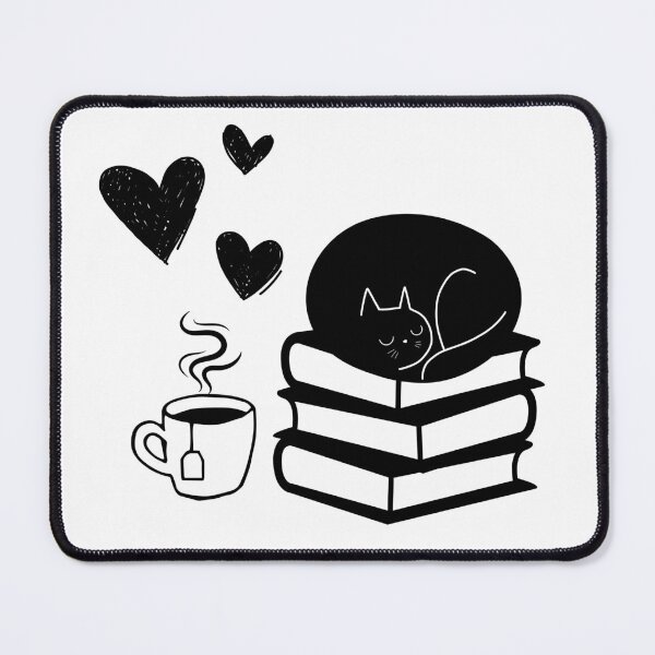 Item preview, Cat And Books designed and sold by Theia-Creations.