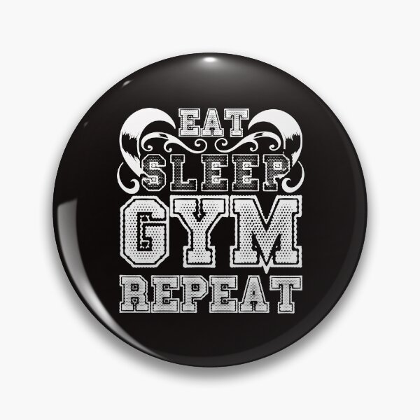 Item preview, EAT SLEEP GYM REPEAT designed and sold by marfanna.