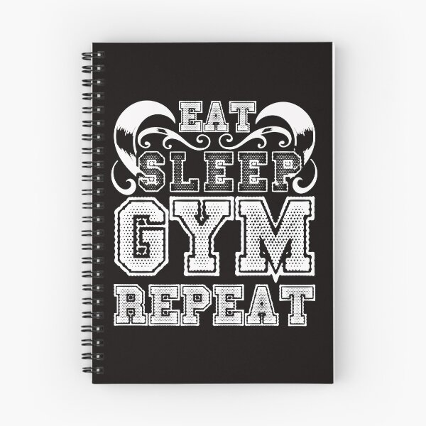 Item preview, EAT SLEEP GYM REPEAT designed and sold by marfanna.