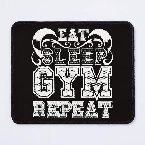 Item preview, EAT SLEEP GYM REPEAT designed and sold by marfanna.