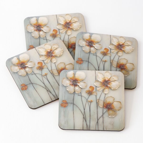 Item preview, Encaustic wax and watercolor flower, fungi and grasses 13 designed and sold by EmilyDayDreams.