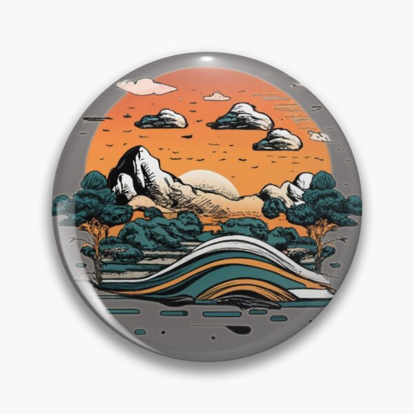 Item preview, Japanese style sunset 3 designed and sold by rayo-art.