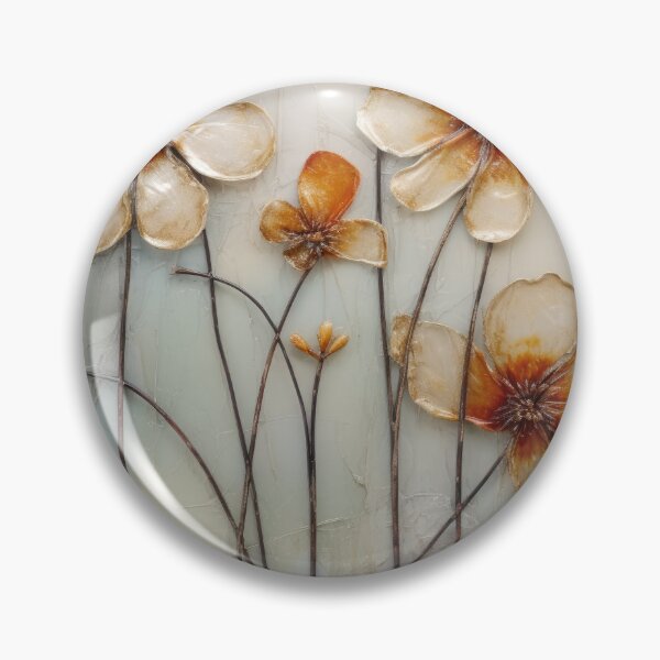 Item preview, Encaustic wax and watercolor flower, fungi and grasses 13 designed and sold by EmilyDayDreams.