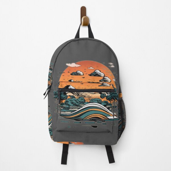 Item preview, Japanese style sunset 3 designed and sold by rayo-art.