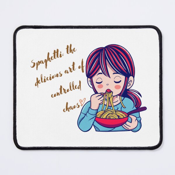 Item preview, Girl eating spaghetti designed and sold by IlhamMamun.