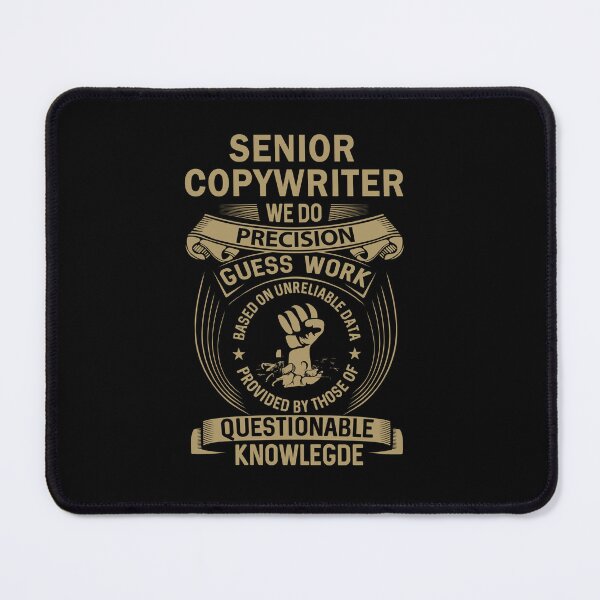 Item preview, Senior Copywriter designed and sold by MiraclePitts.