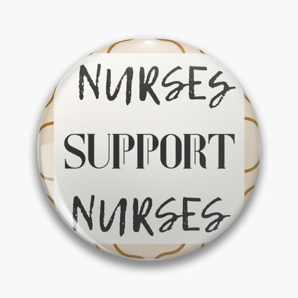 Item preview, nurses support nurses designed and sold by RN-STICKERS.