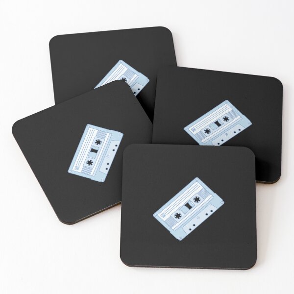 Item preview, Blue Cassette Tape - Mixed Tape concept design for Retro Music Lovers and audio cassette fans designed and sold by venomousvector.