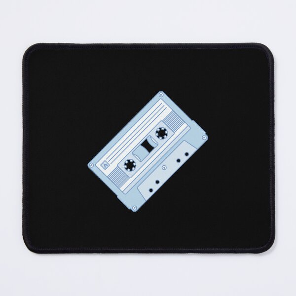 Item preview, Blue Cassette Tape - Mixed Tape concept design for Retro Music Lovers and audio cassette fans designed and sold by venomousvector.