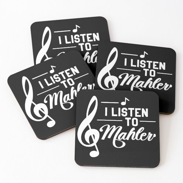 Item preview, Listening to the Notes of Mahler - in white designed and sold by EmeraldMusic.