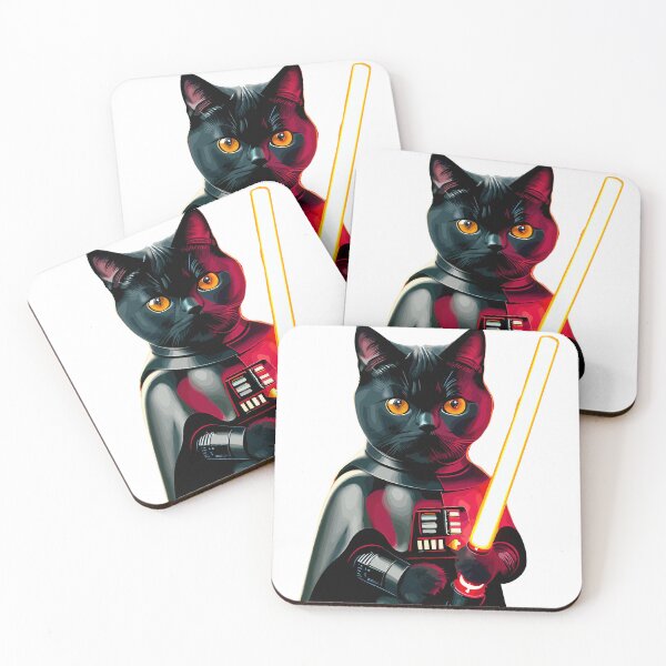 Item preview, Black Cat and the Luminous Lightsaber designed and sold by Felix-Designer.