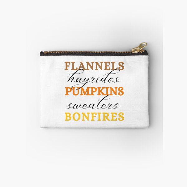 Item preview, Flannels Hayrides Pumpkins Sweaters Bonfires  designed and sold by Wiss2Arts.