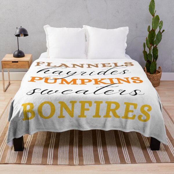 Item preview, Flannels Hayrides Pumpkins Sweaters Bonfires  designed and sold by Wiss2Arts.