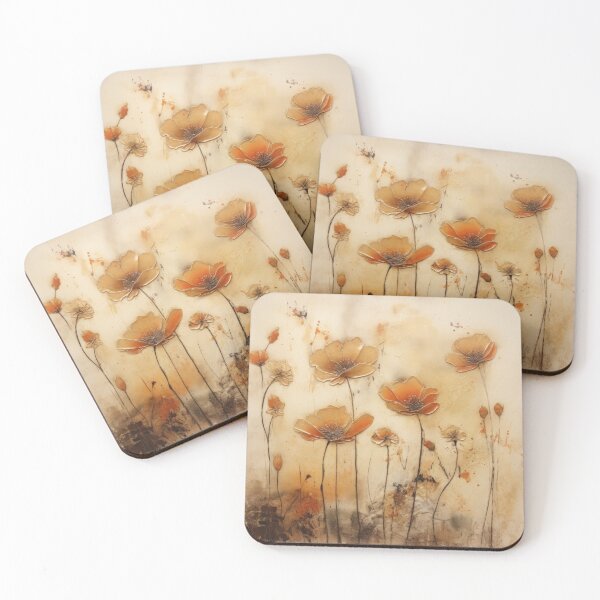 Item preview, Encaustic wax and watercolor flower, fungi and grasses 14 designed and sold by EmilyDayDreams.