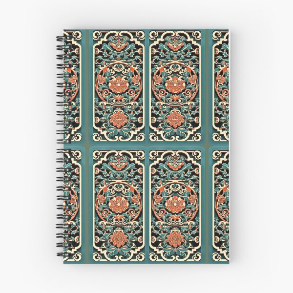 Item preview, Korean classic Four Flowers pattern designed and sold by beatriceJHS.