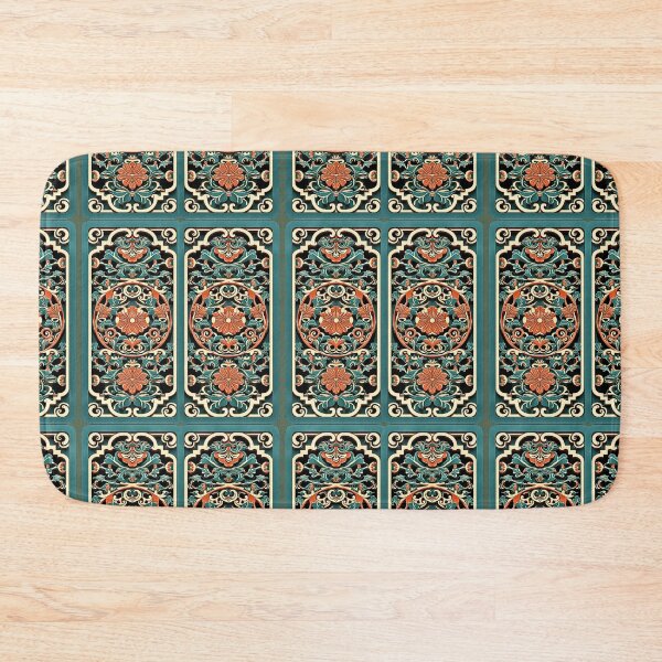 Item preview, Korean classic Four Flowers pattern designed and sold by beatriceJHS.