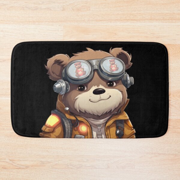 Item preview, Futuristic Playful Bear Art - Unique Redbubble Design designed and sold by Blendfactor.
