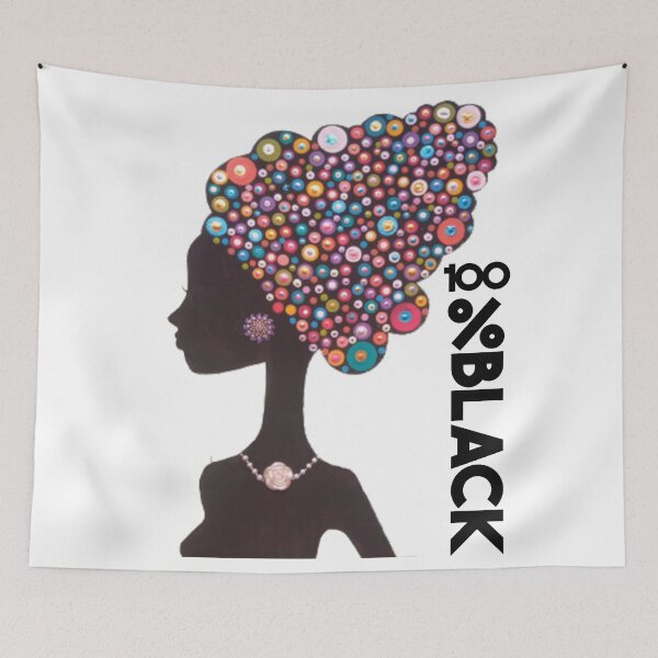 Item preview, Brushstrokes of Culture and Empowerment: Art by Black Women in Pointillism 100% black designed and sold by ArtisticUiverse.
