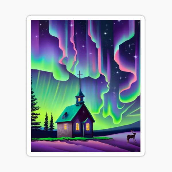 Item preview, Northern Lights in Kiruna designed and sold by ArtsDestination.