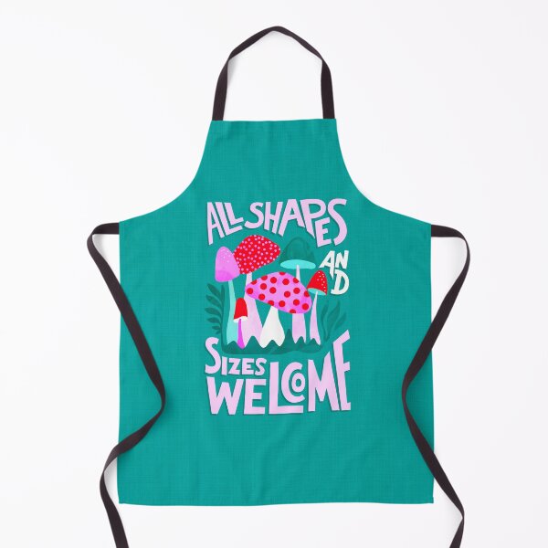 Item preview, Motivational Body love Mushroom illustration 1. Teal and Pink designed and sold by Dominiquevari.