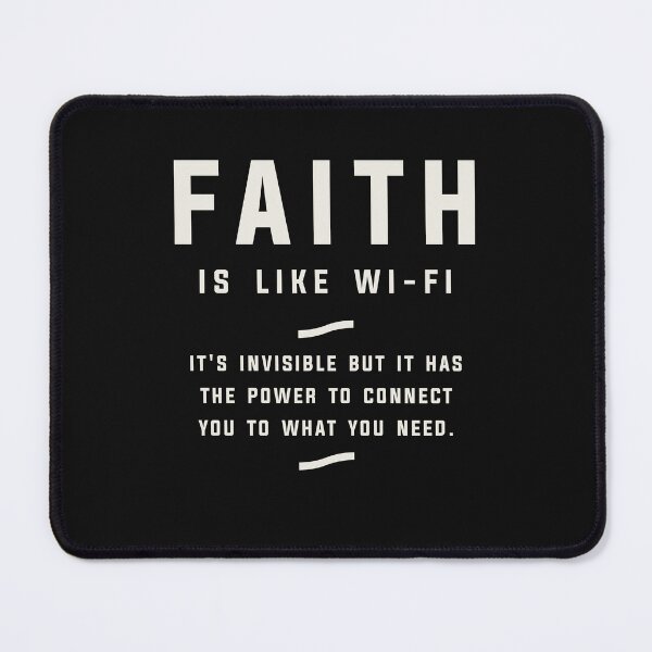 Item preview, Invisible Power of Faith Christian Quote designed and sold by cidolopez.