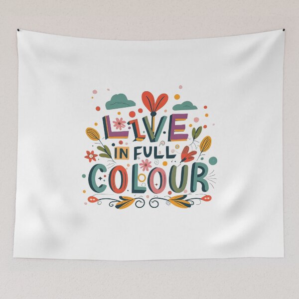 Item preview, Embrace the Vibrant Palette of Life: Joyful Typography designed and sold by TYPOGraphy-101.