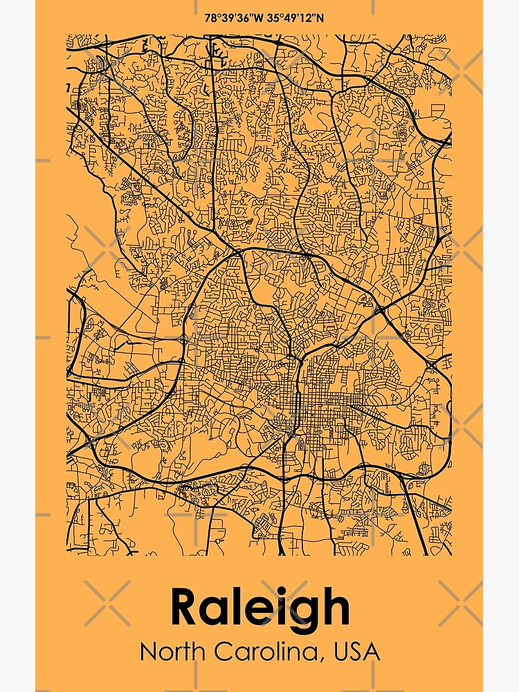 Raleigh North Carolina Map