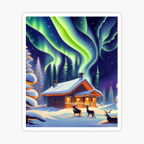 Item preview, Heavenly Dance in Rovaniemi designed and sold by ArtsDestination.