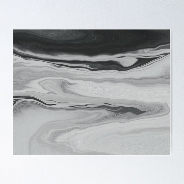 Item preview, Black and white landscape designed and sold by Abstract Flow Studio.