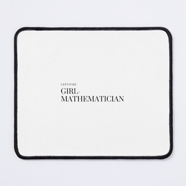 Item preview, Certified Girl Math Mathematician designed and sold by Mads Made Designs.
