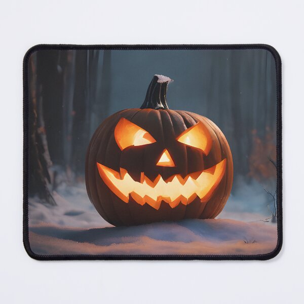 Item preview, Pumpkin in a Wintery Park designed and sold by Geek-Girl-Art.