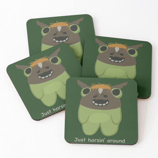 Item preview, Frog in Horse Mask designed and sold by Coral-Bee.
