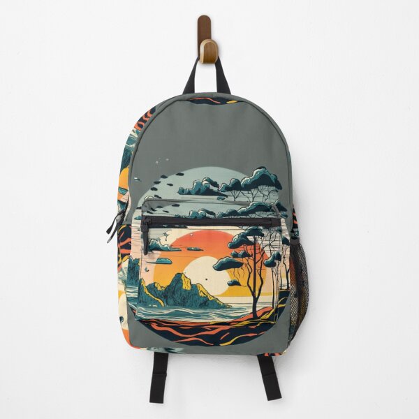 Item preview, Japanese style sunset 4 designed and sold by rayo-art.