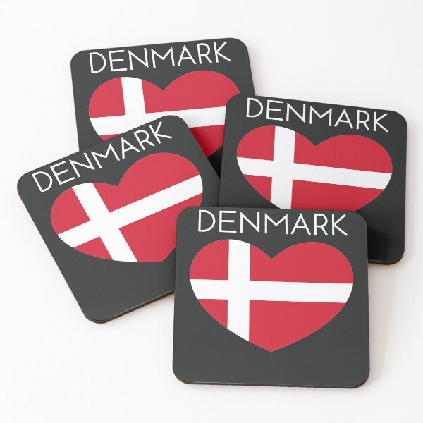 Item preview, Denmark Flag - Denmark Love designed and sold by Sketch-Shack.