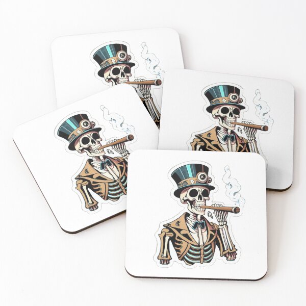 Item preview, Steampunk Skeleton with Cigar designed and sold by GearsBones.