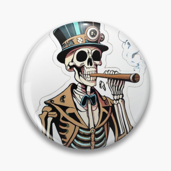 Item preview, Steampunk Skeleton with Cigar designed and sold by GearsBones.